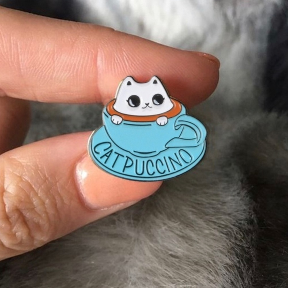 Catpuccino Enamel Pin